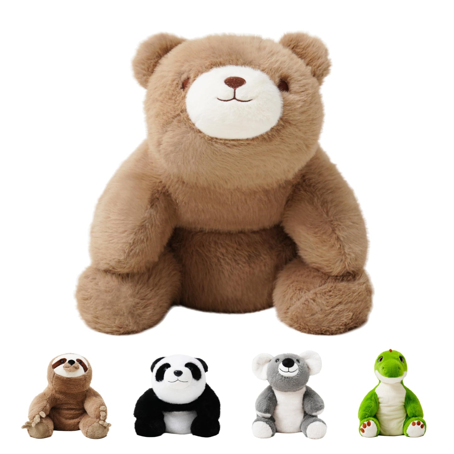 AmyToo Weighted Bear Plush 25in, 4.5 lb – Cozy Hug Toy for All Ages