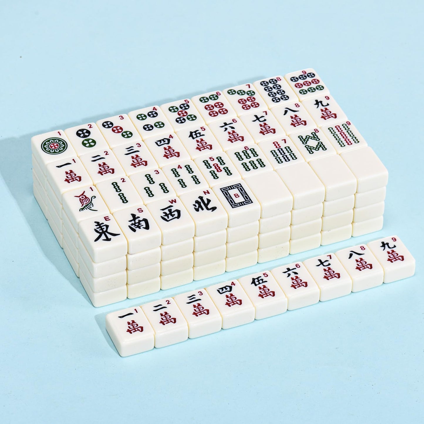 ANABIUP American Mahjong 166-Tile Creamy White Set — Complete Game