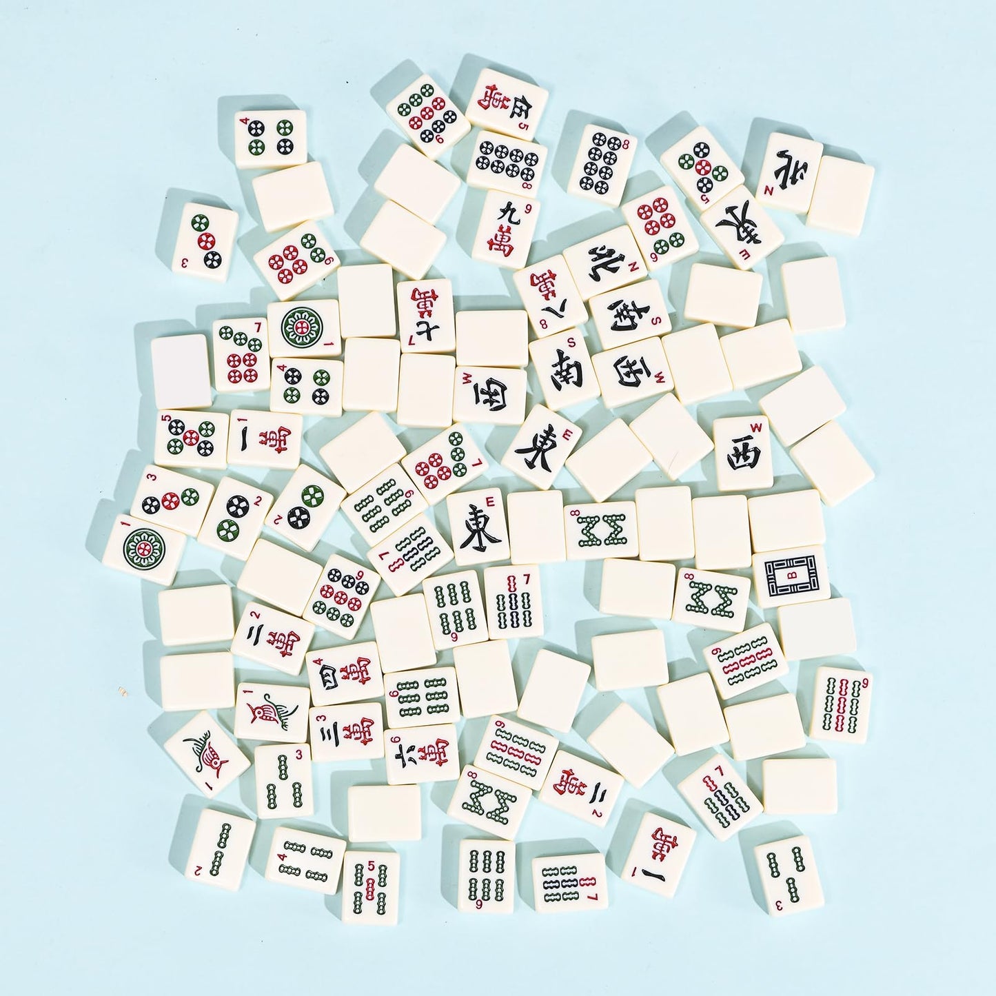 ANABIUP American Mahjong 166-Tile Creamy White Set — Complete Game