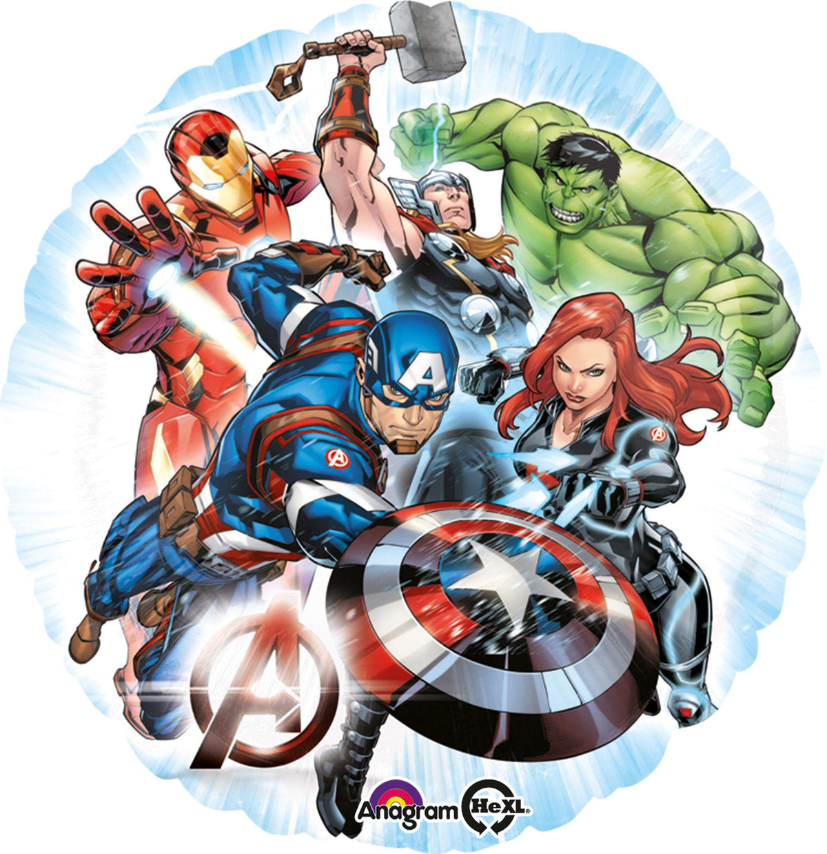 Anagram Avengers Foil Balloon 17-In – Made in USA | 3465501