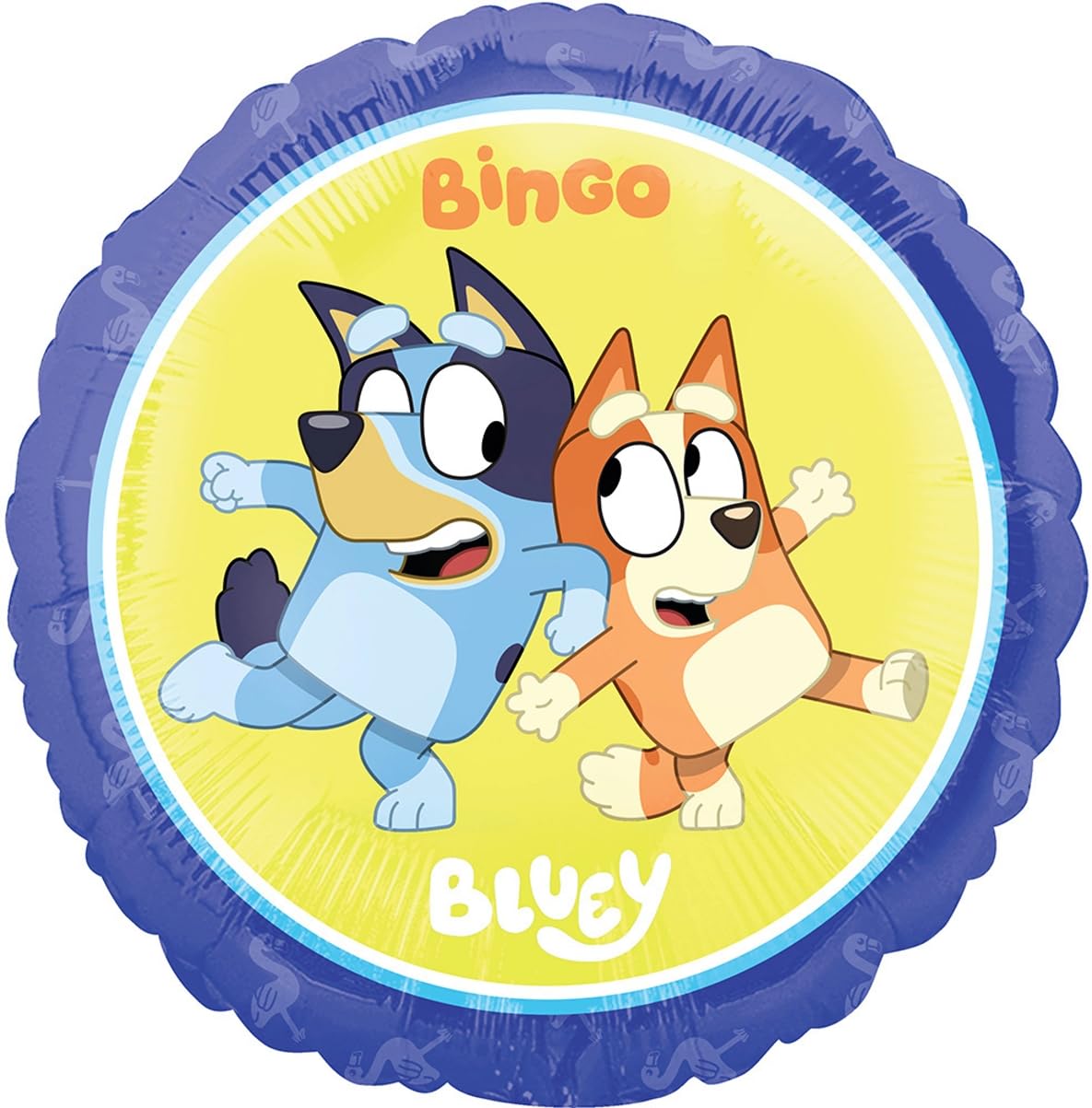 Anagram Bluey & Bingo Birthday Balloon Bouquet - 7pc Party Decorations