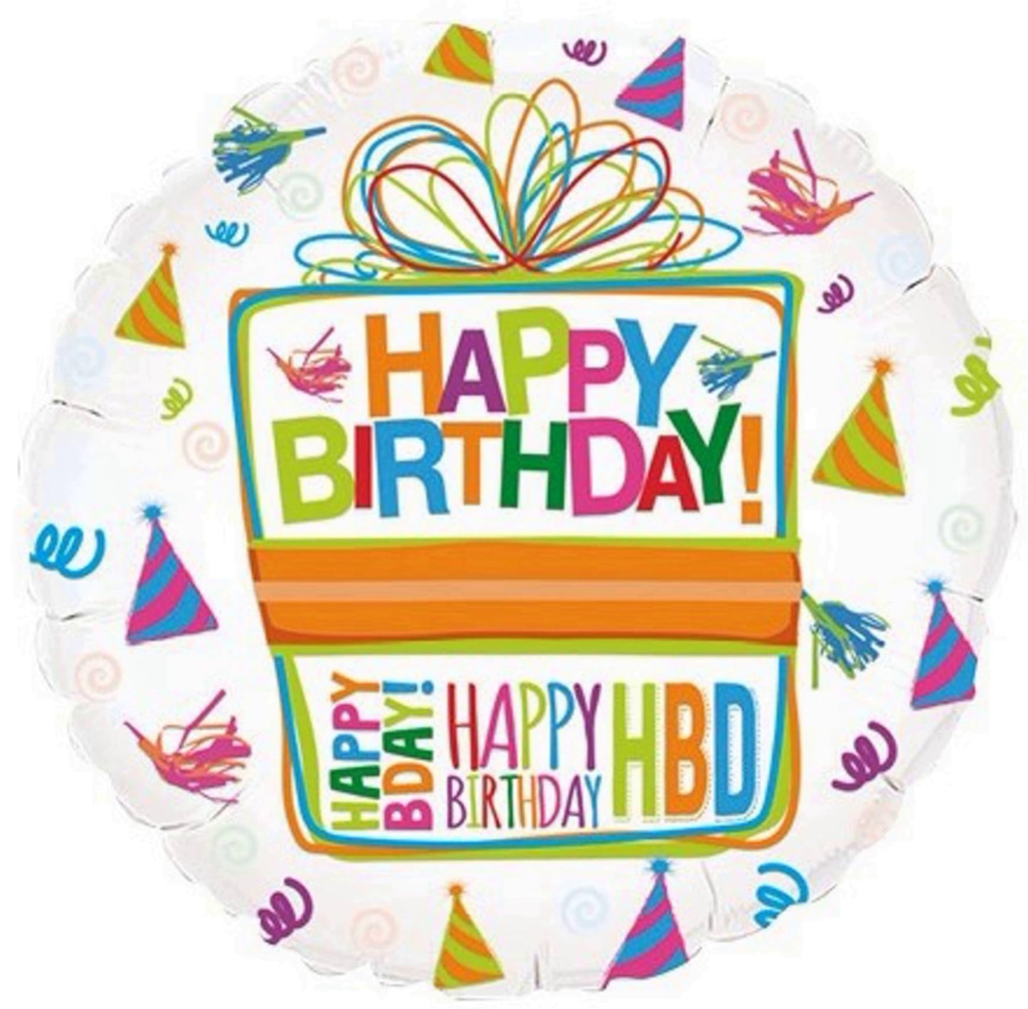 Anagram Classic Pooh Birthday Party 7‑Piece Balloon Bouquet with AirLoonz