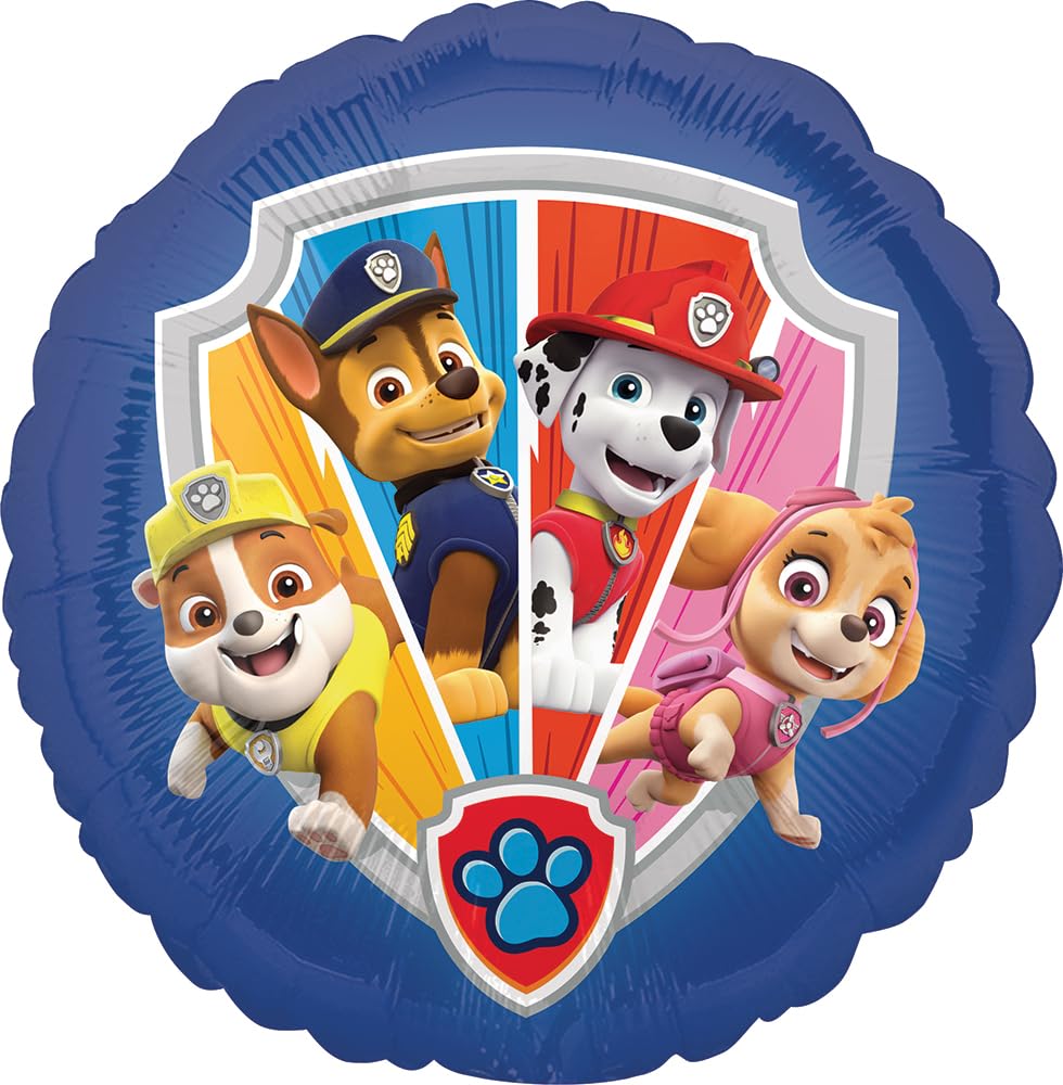 Anagram Paw Pups Birthday Balloon Bouquet – Skye, Rubble, Marshall & Chase (BQ_4134)