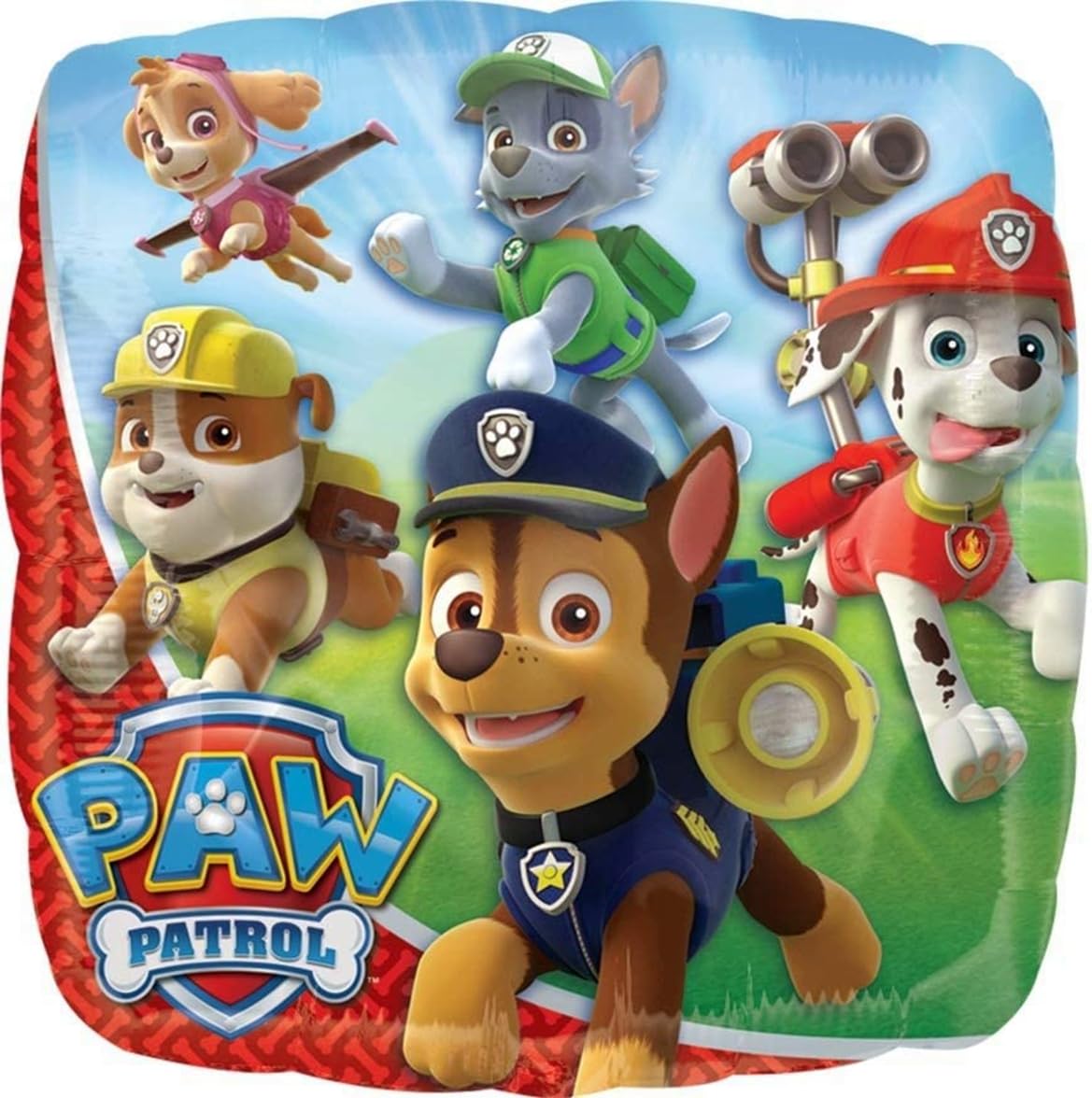 Anagram Paw Pups Balloon Bouquet – Chase, Rubble & Marshall Birthday Decorations