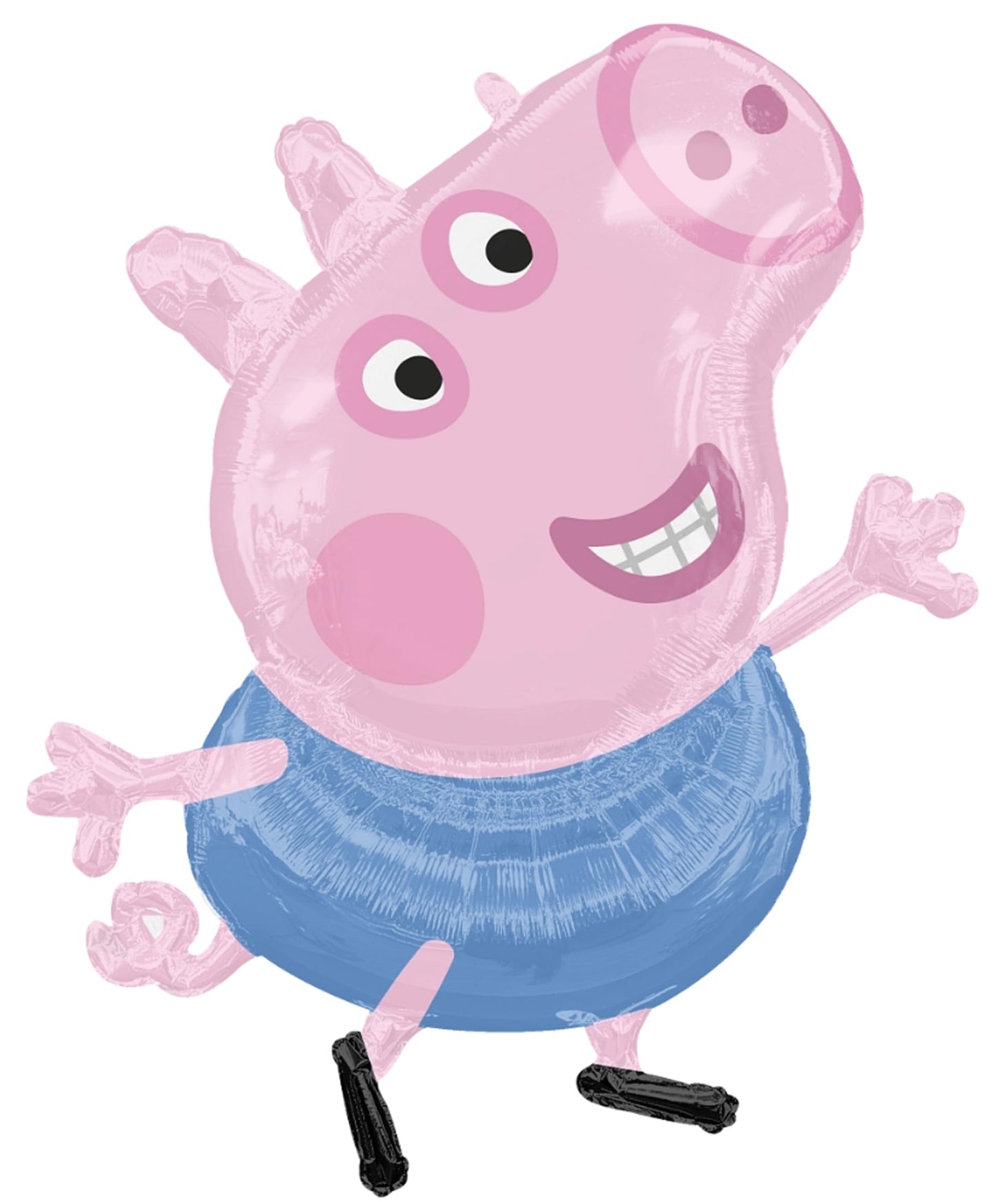 Anagram Peppa & George 3rd Birthday Balloon Bouquet BQ_4283 | 32-inch Peppa, 24-inch George