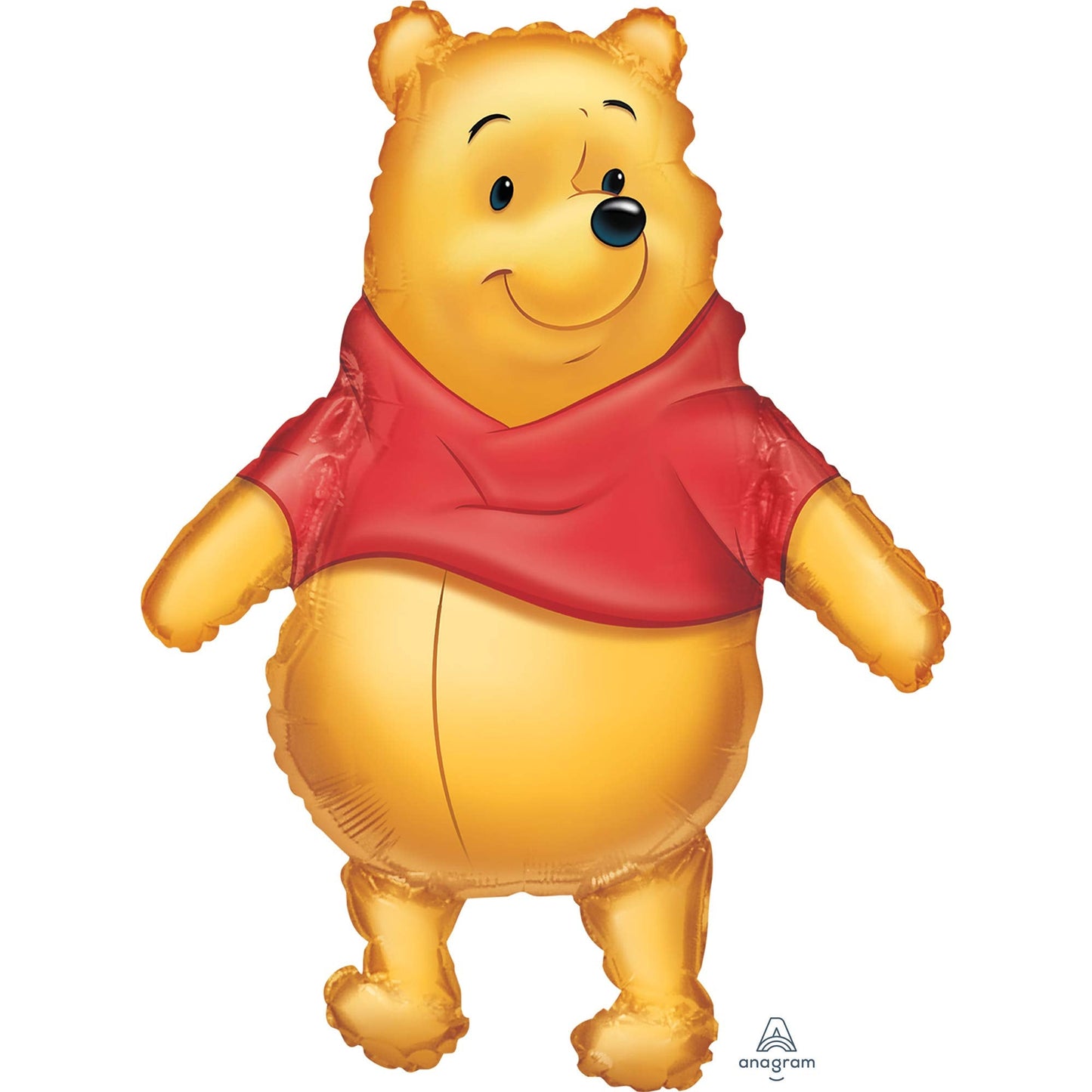 Anagram International 833501 Big As Life Pooh Shape Balloon Pack, 29-Inch