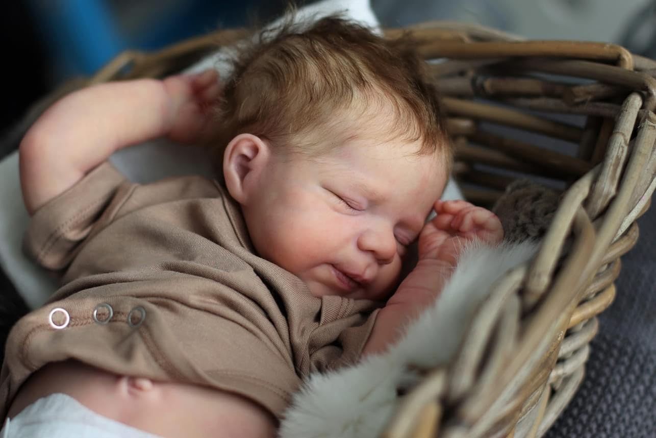 Anano 18-inch Silicone Full Body Reborn Baby Doll – Realistic Boy, Lifelike 45 cm