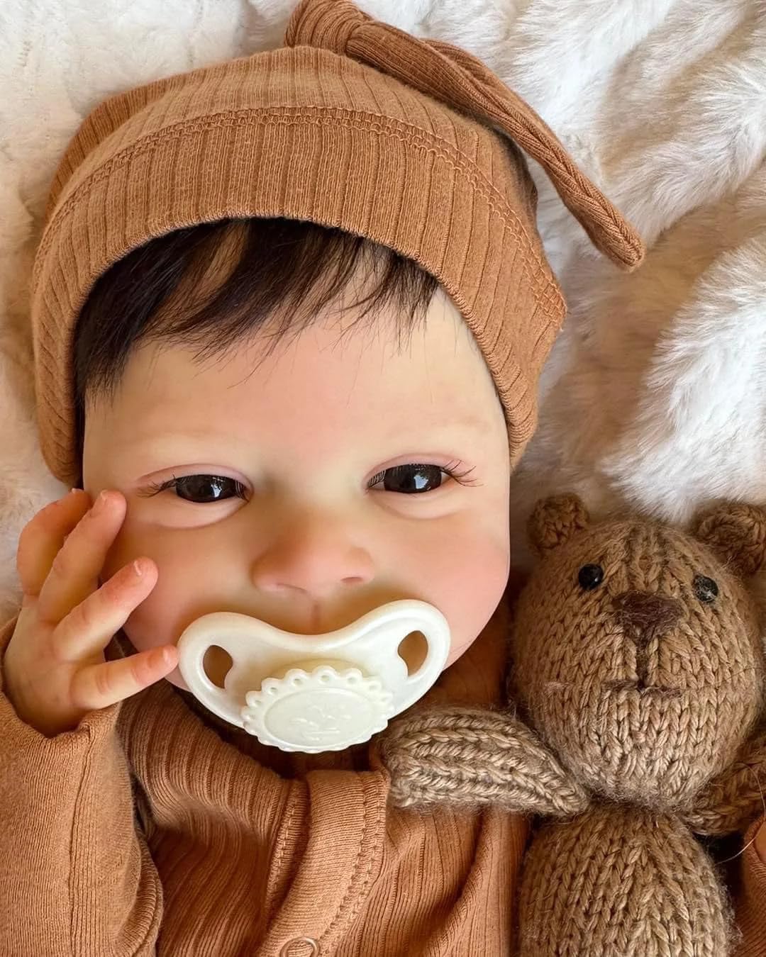 Anano Realistic Reborn Baby Doll – 20-Inch Full-Body Silicone Boy with Accessories