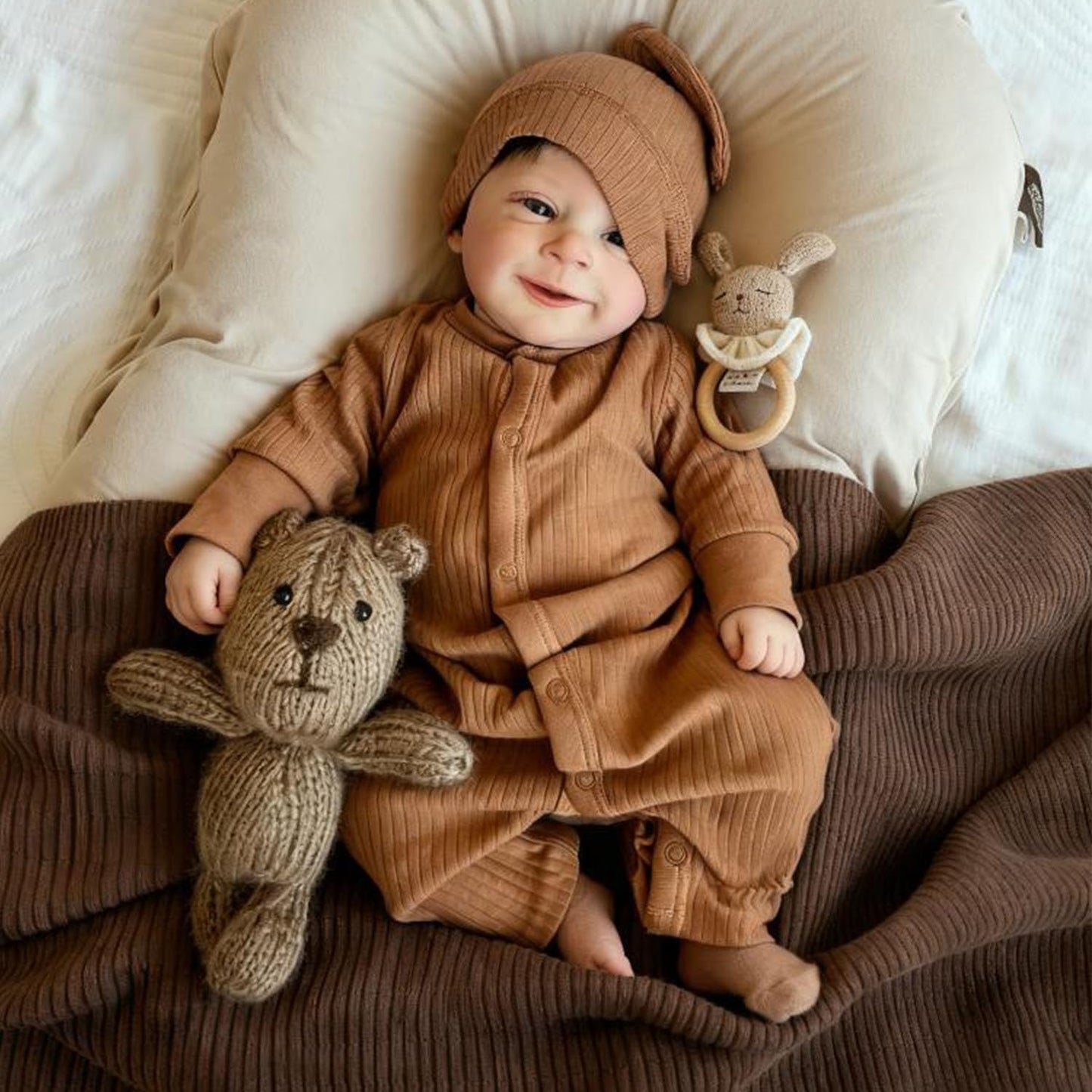 Anano Realistic Reborn Baby Doll – 20-Inch Full-Body Silicone Boy with Accessories