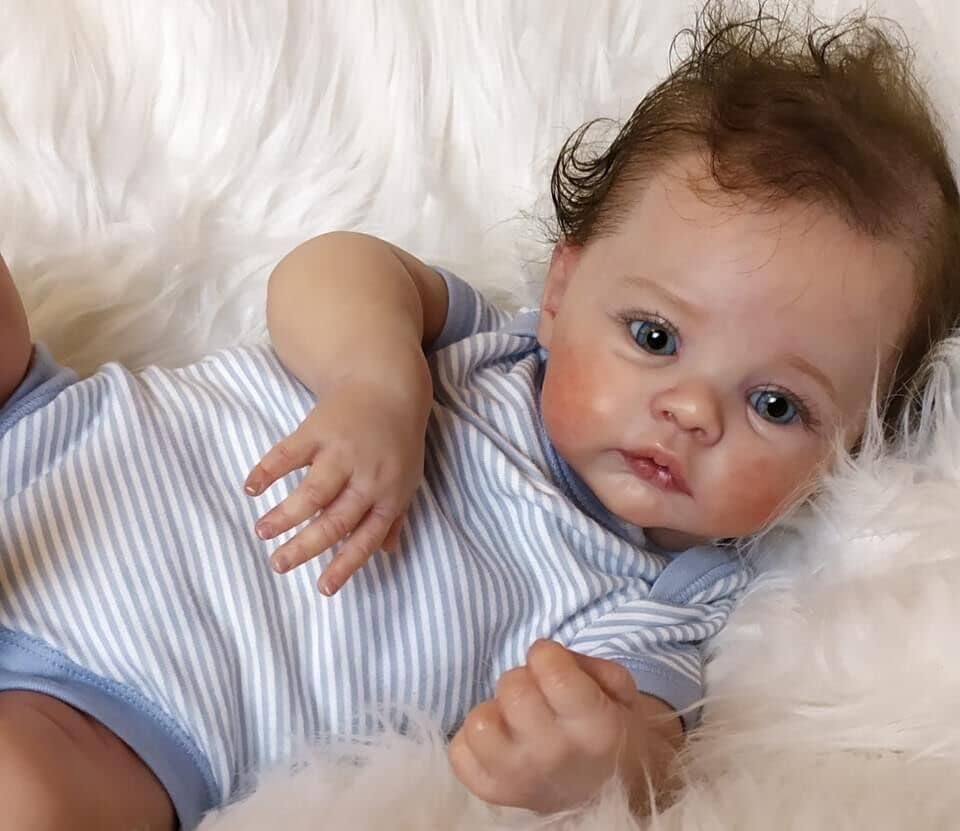 Anano Reborn Silicone Full-Body Baby Doll – 19-Inch Lifelike Boy