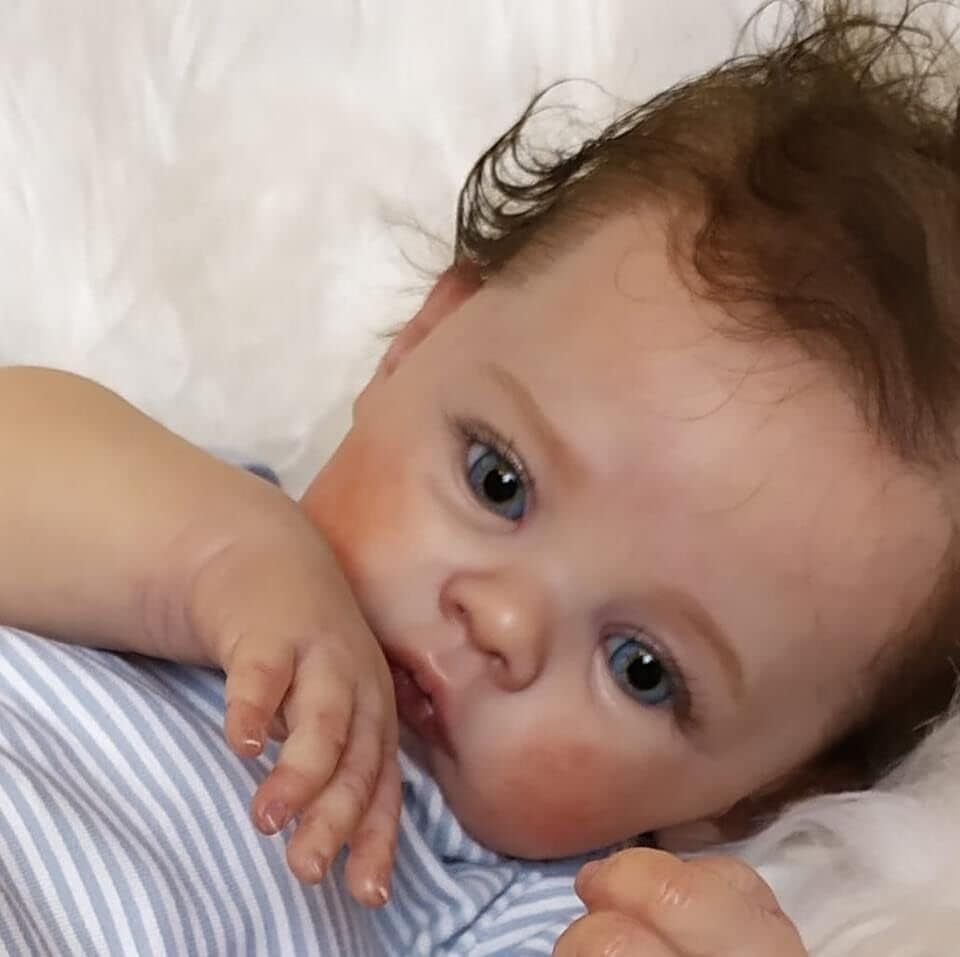 Anano Reborn Silicone Full-Body Baby Doll – 19-Inch Lifelike Boy
