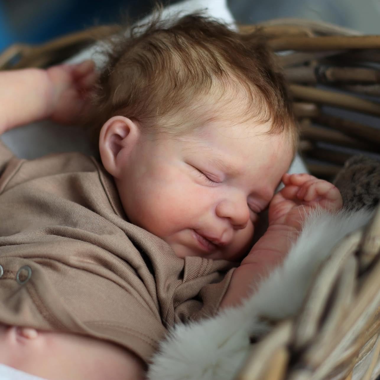 Anano 18-inch Silicone Full Body Reborn Baby Doll – Realistic Boy, Lifelike 45 cm