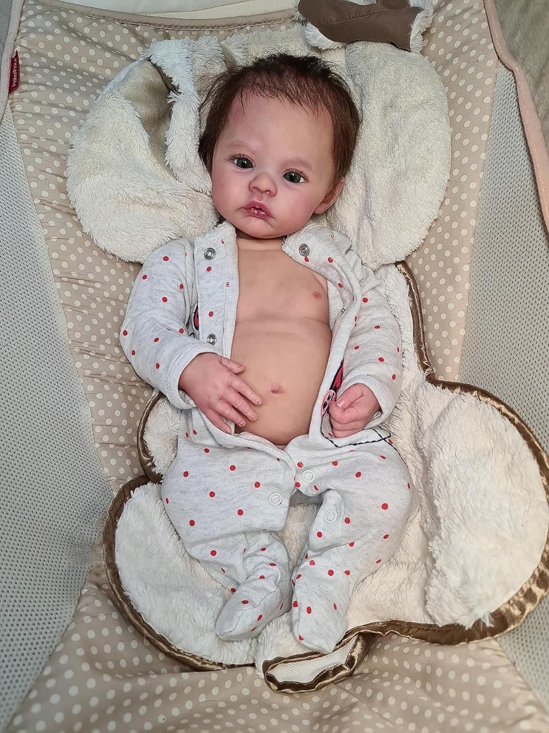 Anano Reborn 18-Inch Silicone Full-Body Baby Doll – Realistic Reborn Girl