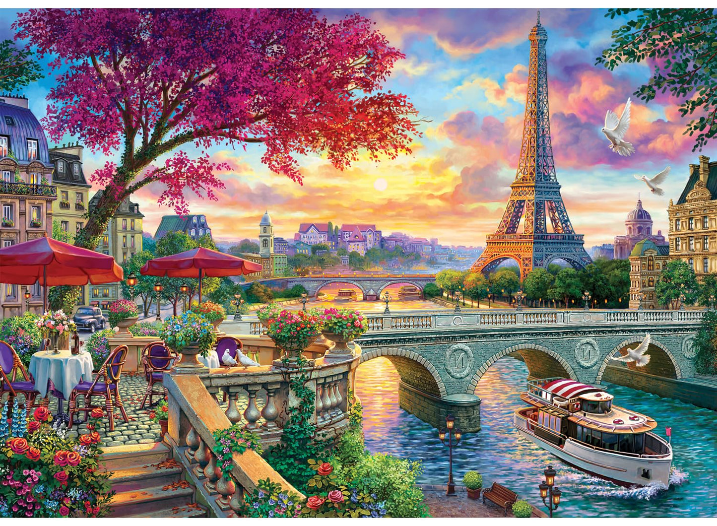 Anatolian Puzzle - Blooming Paris 3000-Piece Jigsaw Puzzle #4919 Multicolor