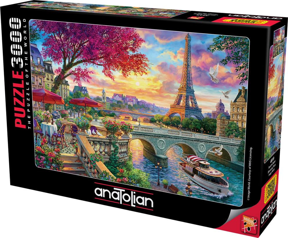 Anatolian Puzzle - Blooming Paris 3000-Piece Jigsaw Puzzle #4919 Multicolor