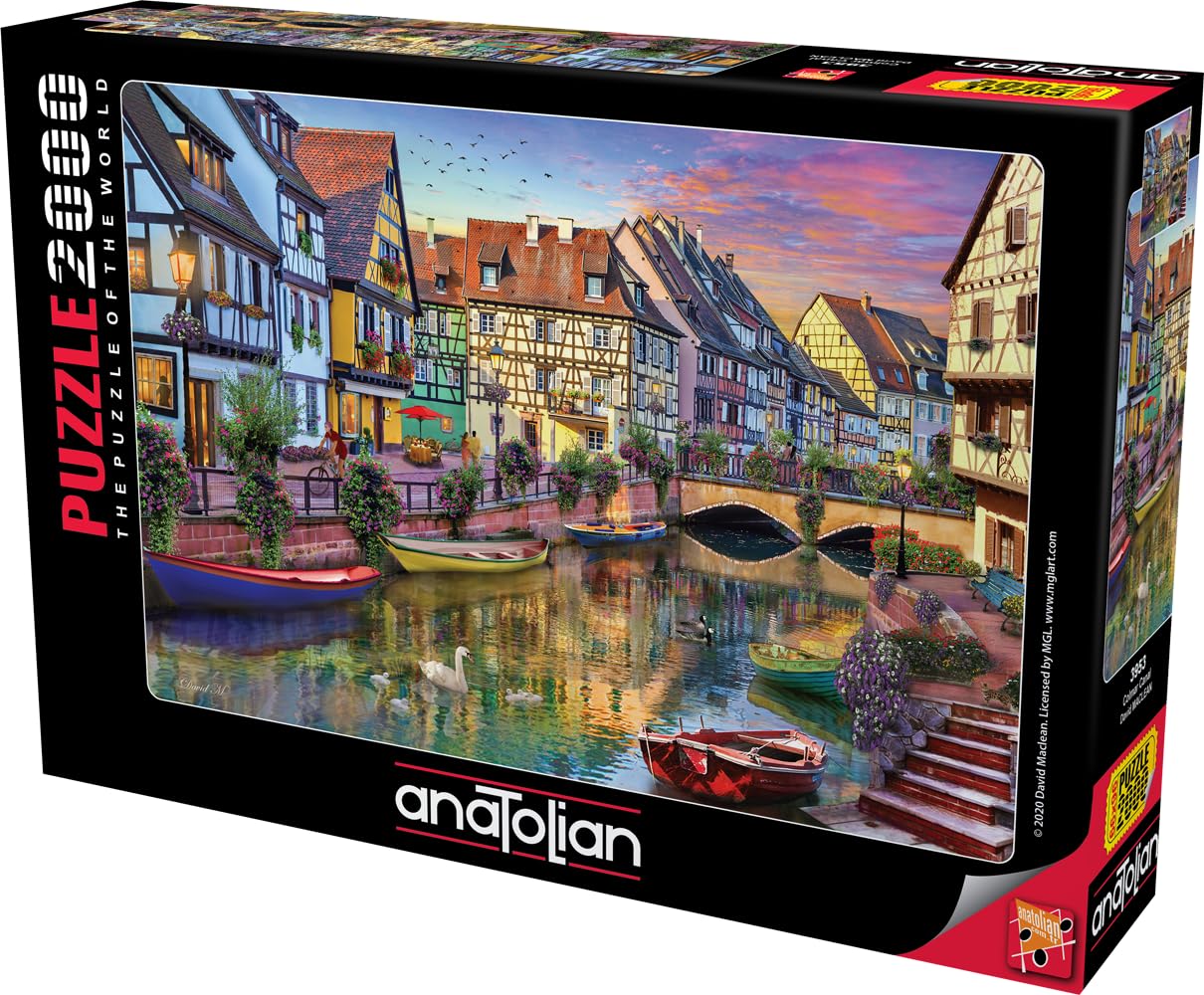Anatolian Colmar Canal 2000-Piece Puzzle #3953 | Premium Turkish Craft