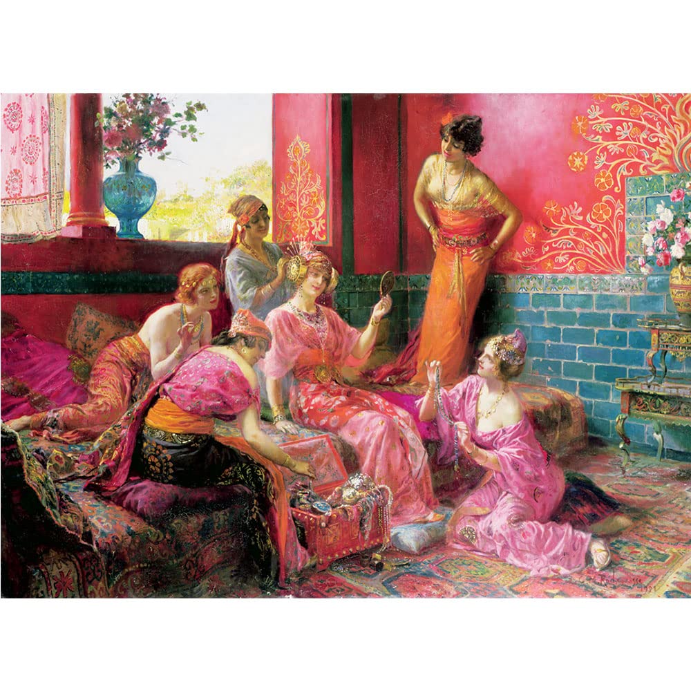 Anatolian Puzzle - The Daugthers of Harem | 1000-Piece Jigsaw Puzzle, Multicolor