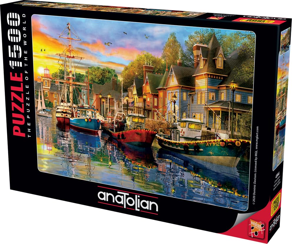 Anatolian Harbour Lights 1500-Piece Puzzle | Ana4564