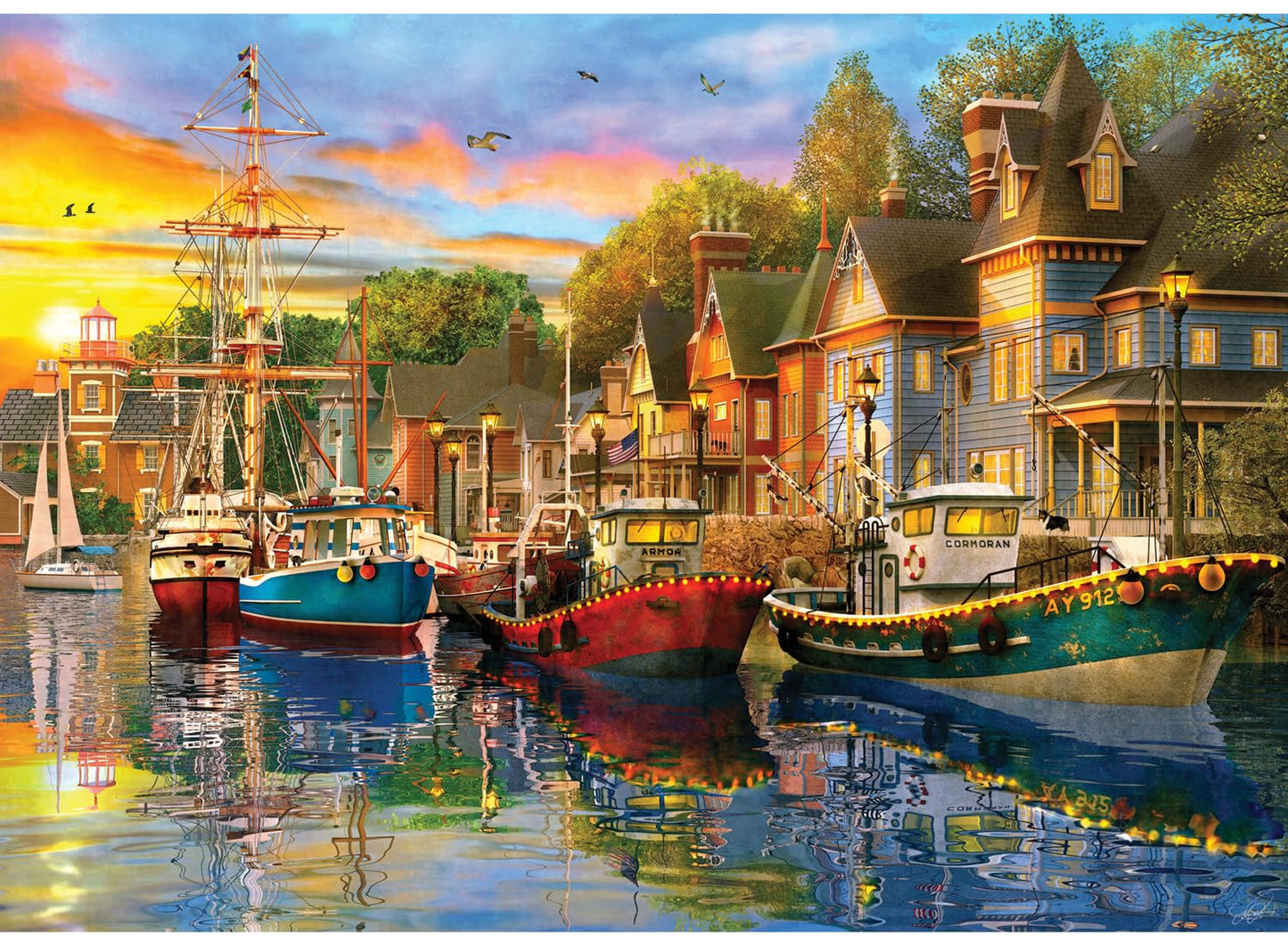 Anatolian Harbour Lights 1500-Piece Puzzle | Ana4564