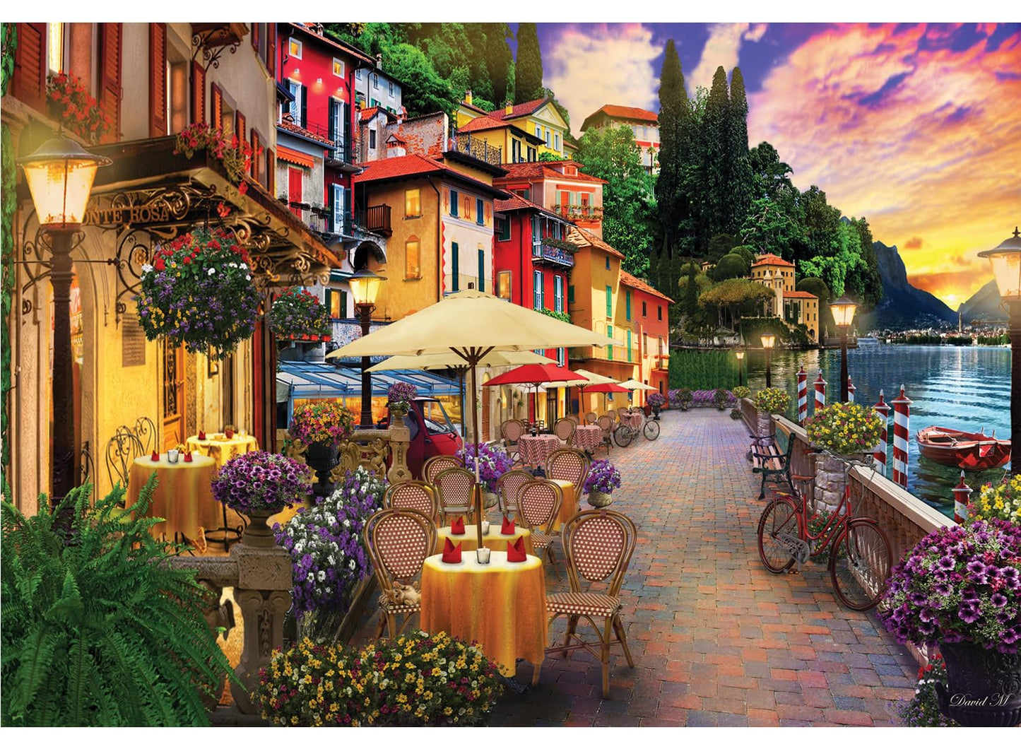 Anatolian Puzzle Lake Como, 2000-Piece Jigsaw Puzzle, Code 3944, Multicolor