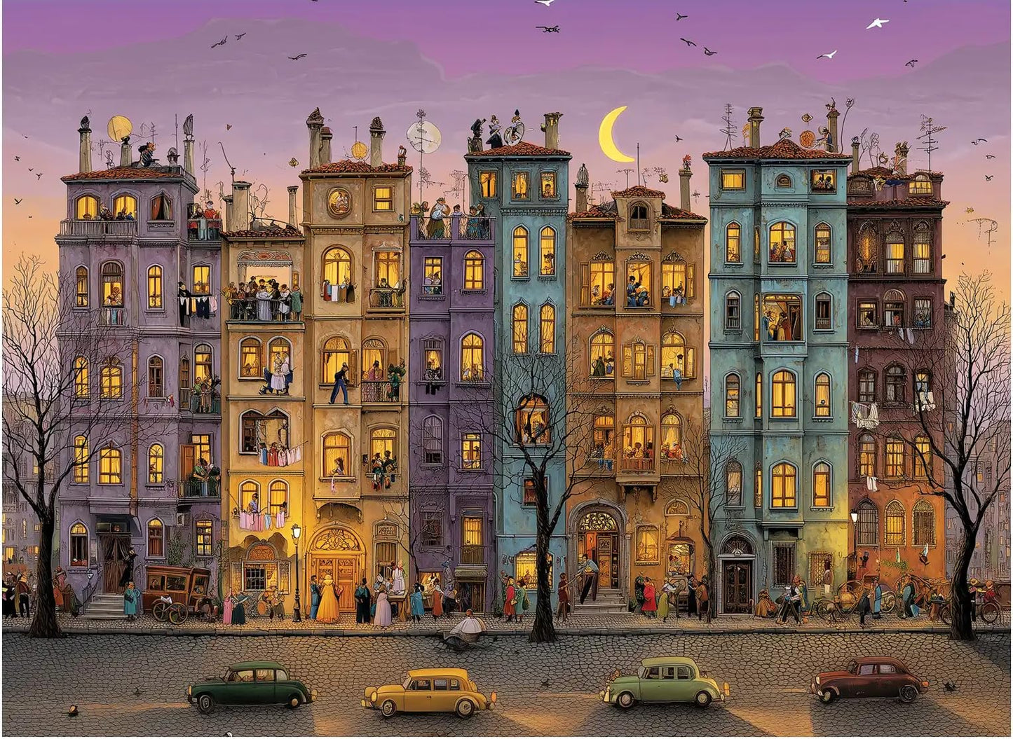 Anatolian Night Party 1000-Piece Puzzle #1205 – 26x19 in (66x48 cm) | Made in Türkiye