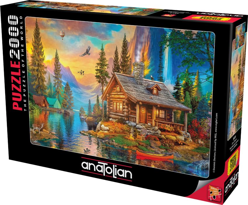 Anatolian Puzzle Pine Mountain Sunset 2000-Piece Jigsaw Puzzle #3973 – Made in Türkiye