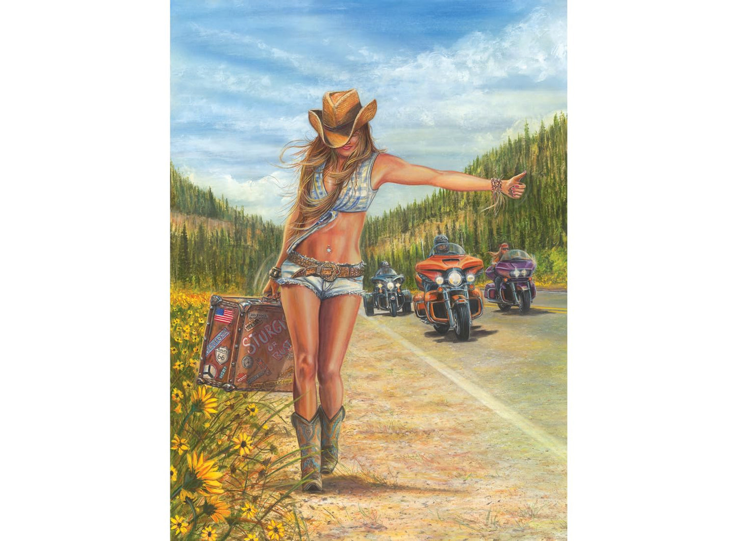 Anatolian Puzzle - American Gypsy 1000-Piece Jigsaw Puzzle 1124, Multicolor | Made in Türkiye