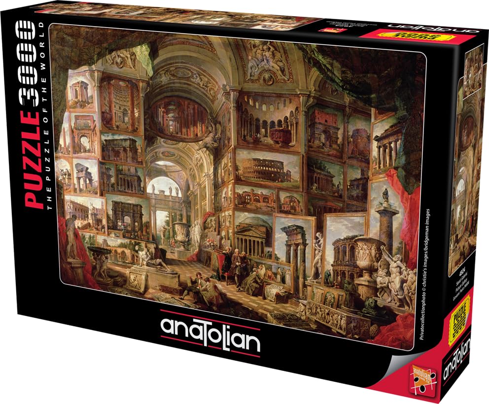 Anatolian Puzzle - 3000-Piece Picture Gallery Jigsaw Puzzle, Multicolor, Standard | Made in Türkiye