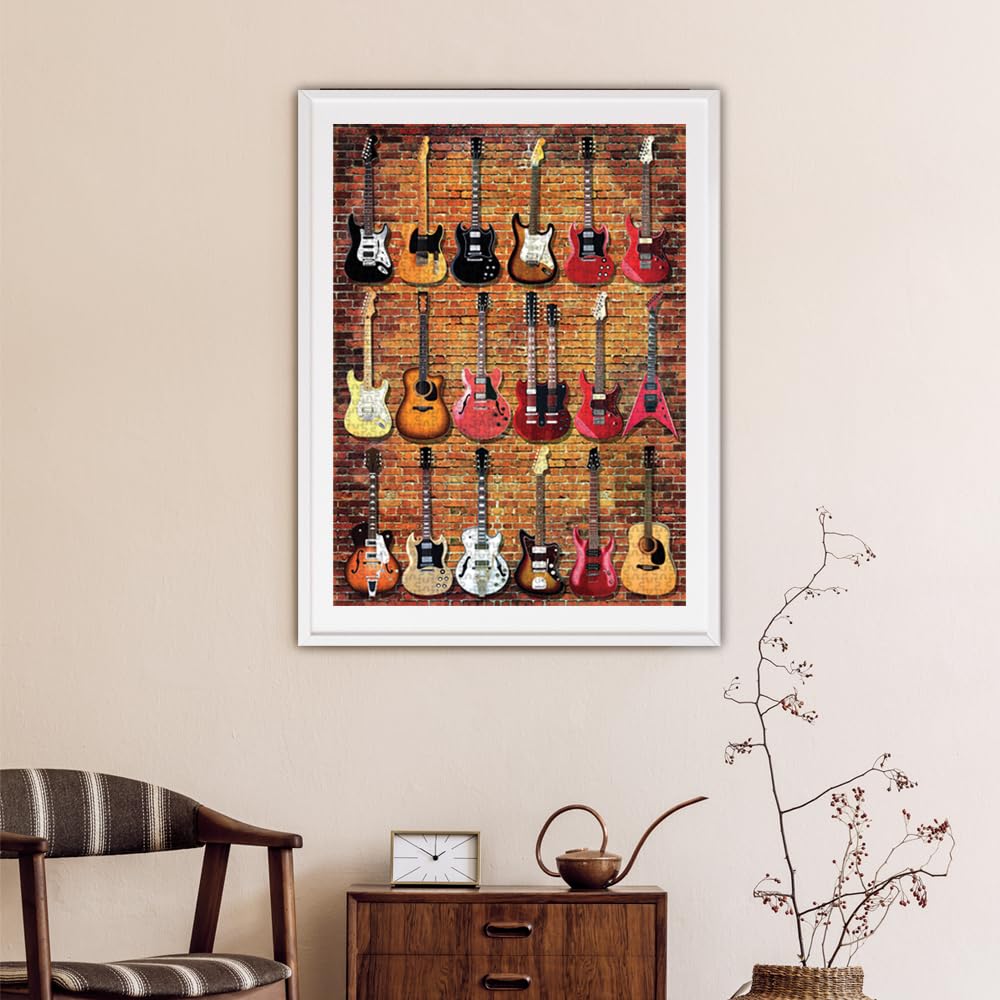 Anatolian Puzzle - Guitar Collection 1000-Piece Jigsaw Puzzle | 26x19 in, Multicolor