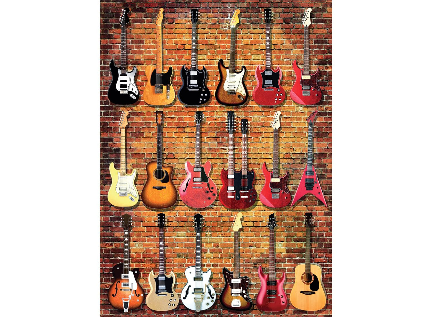 Anatolian Puzzle - Guitar Collection 1000-Piece Jigsaw Puzzle | 26x19 in, Multicolor