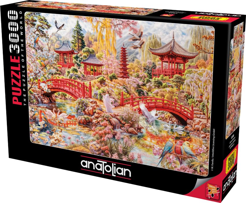 Anatolian Puzzle Japanese Garden 3000-Piece Jigsaw Puzzle #4938 – 120x85 cm Finished Size