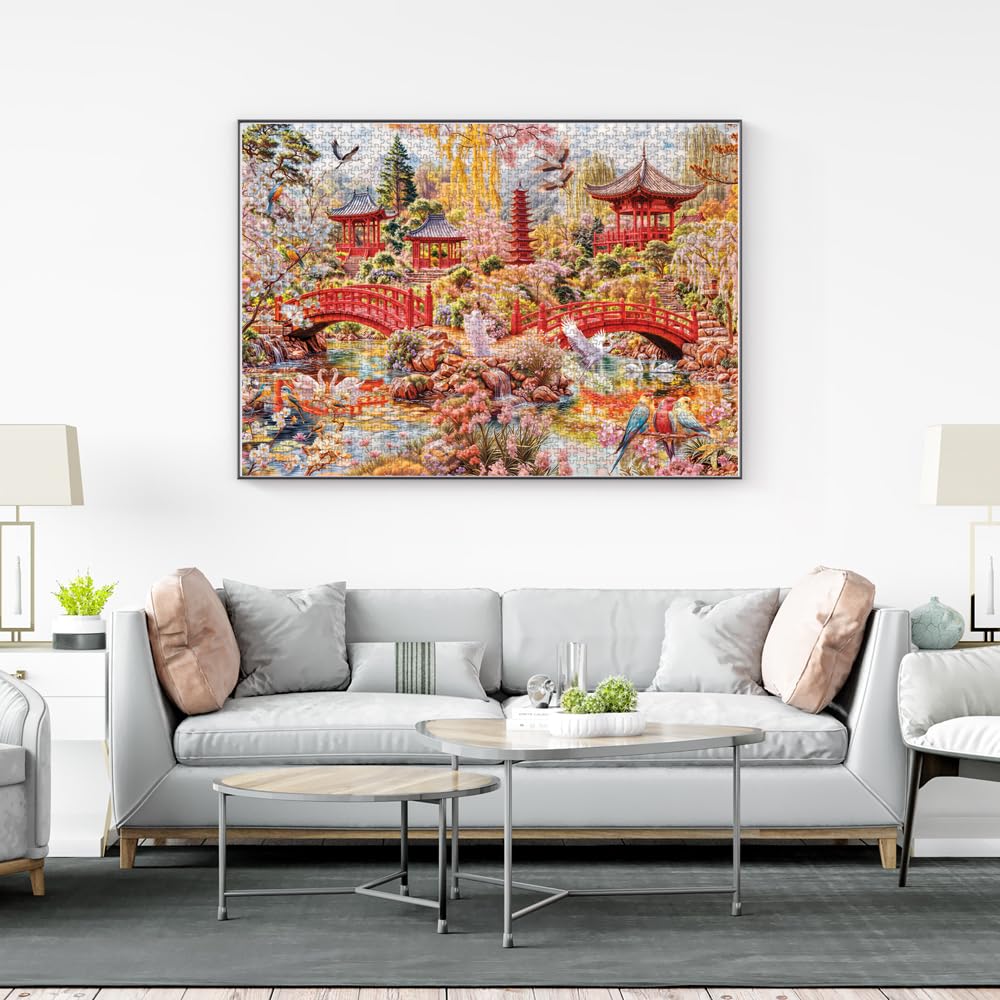 Anatolian Puzzle Japanese Garden 3000-Piece Jigsaw Puzzle #4938 – 120x85 cm Finished Size