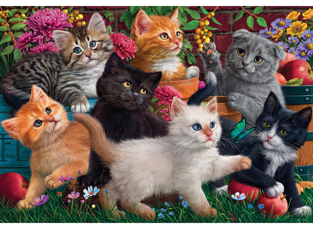 Anatolian Puzzle Kittens at Play 260-Piece | Bright Colors for Family Fun