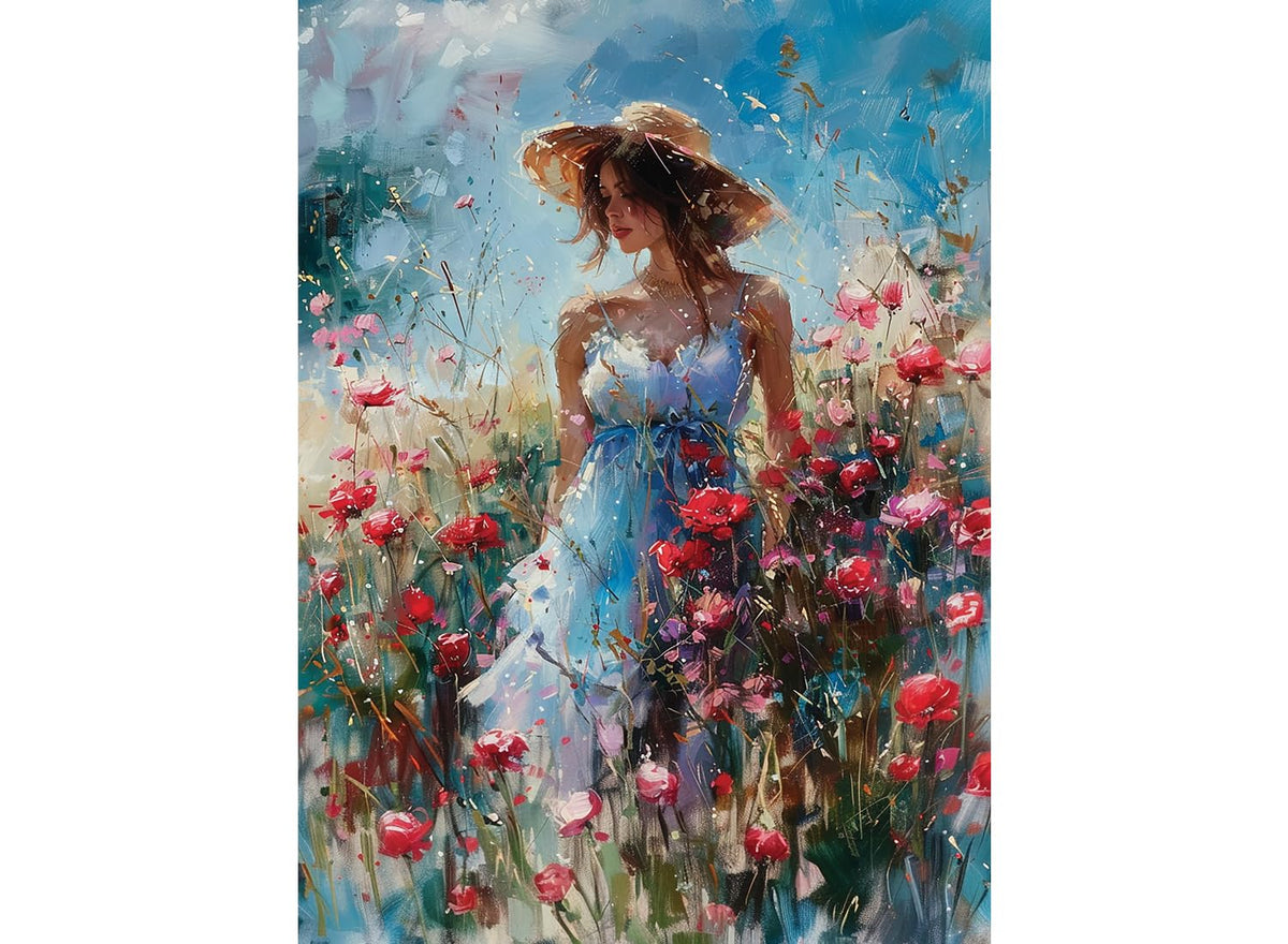 Anatolian Puzzle Poppy 1000-Piece Jigsaw | Made in Türkiye #1184
