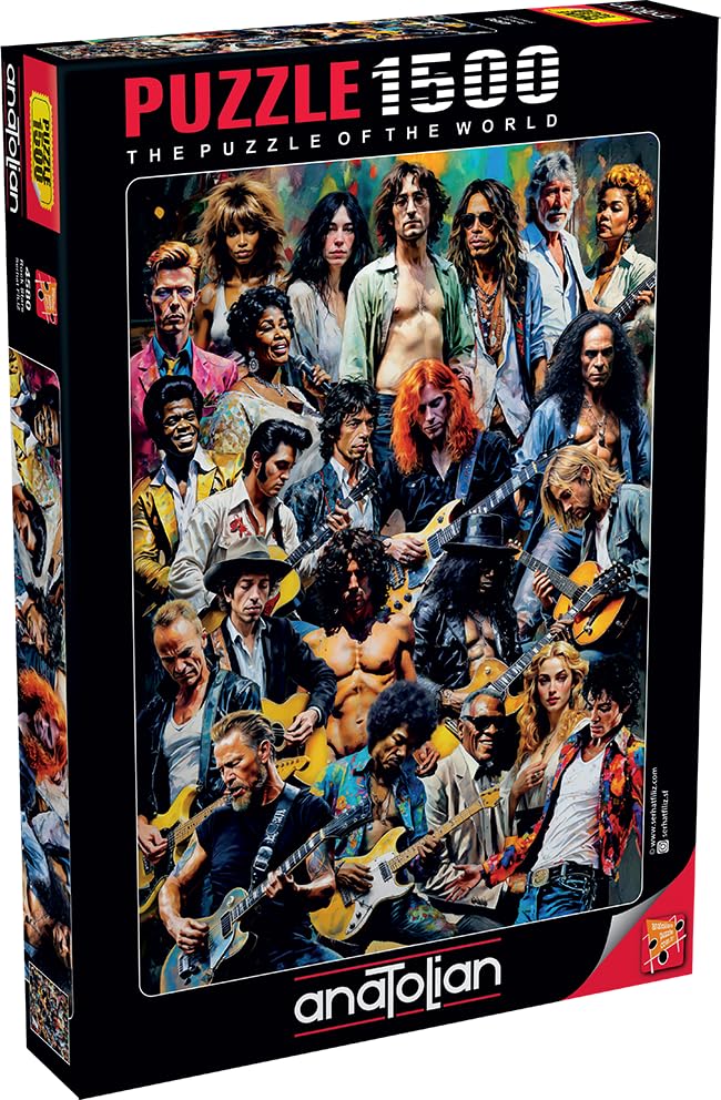 Anatolian Puzzle - Rock Stars 1500 Piece Jigsaw Puzzle | 85 x 60 cm