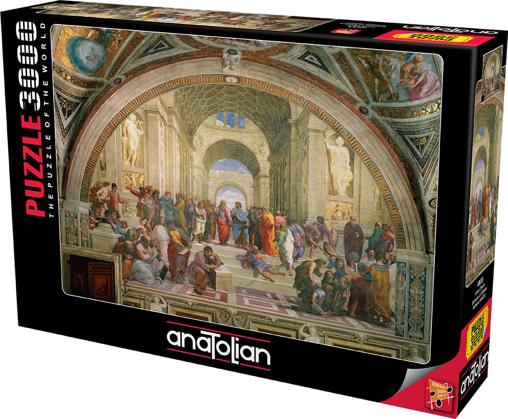 Anatolian Puzzle - Schools of Athens 3000-Piece Jigsaw Puzzle (120 x 85 cm)