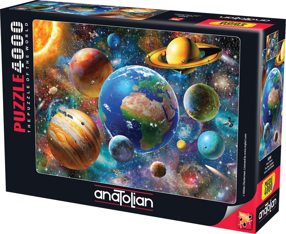 Anatolian Puzzle - The Solar System (4000-Piece) – Finished Size 52 x 37.8 in