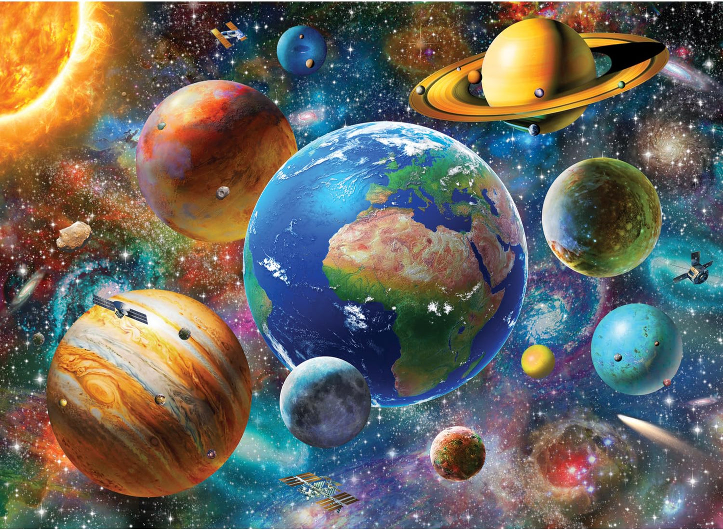 Anatolian Puzzle - The Solar System (4000-Piece) – Finished Size 52 x 37.8 in