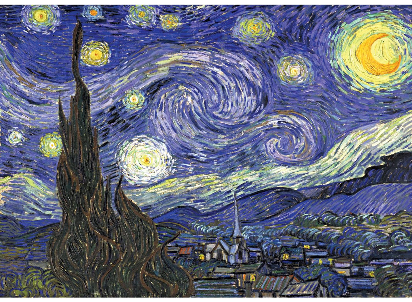 Anatolian Puzzle The Starry Night 1500 Piece Jigsaw Puzzle 4577