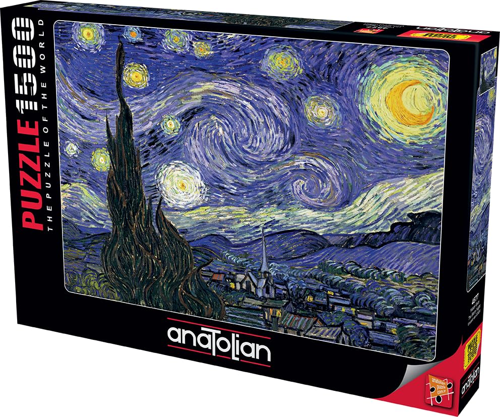 Anatolian Puzzle The Starry Night 1500 Piece Jigsaw Puzzle 4577