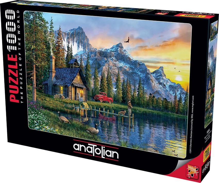Anatolian Sunset Cabin Jigsaw Puzzle - 1000-Piece Multicolor