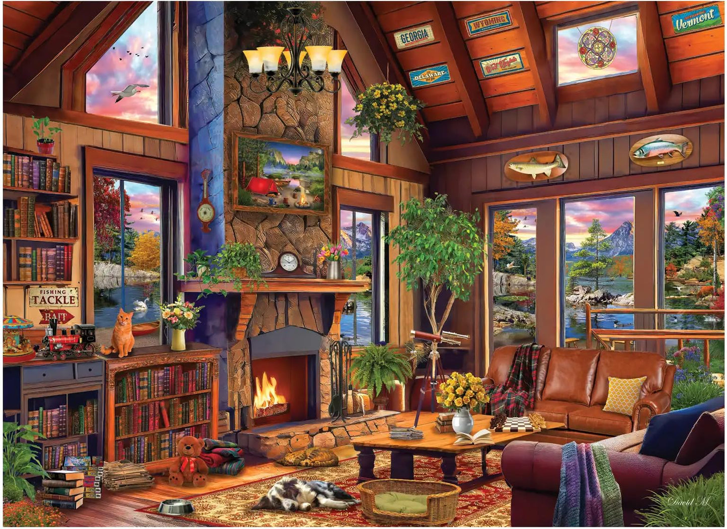 Anatolian Puzzle - Wilderness Cabin 4000-Piece Jigsaw (5209) – Made in Türkiye