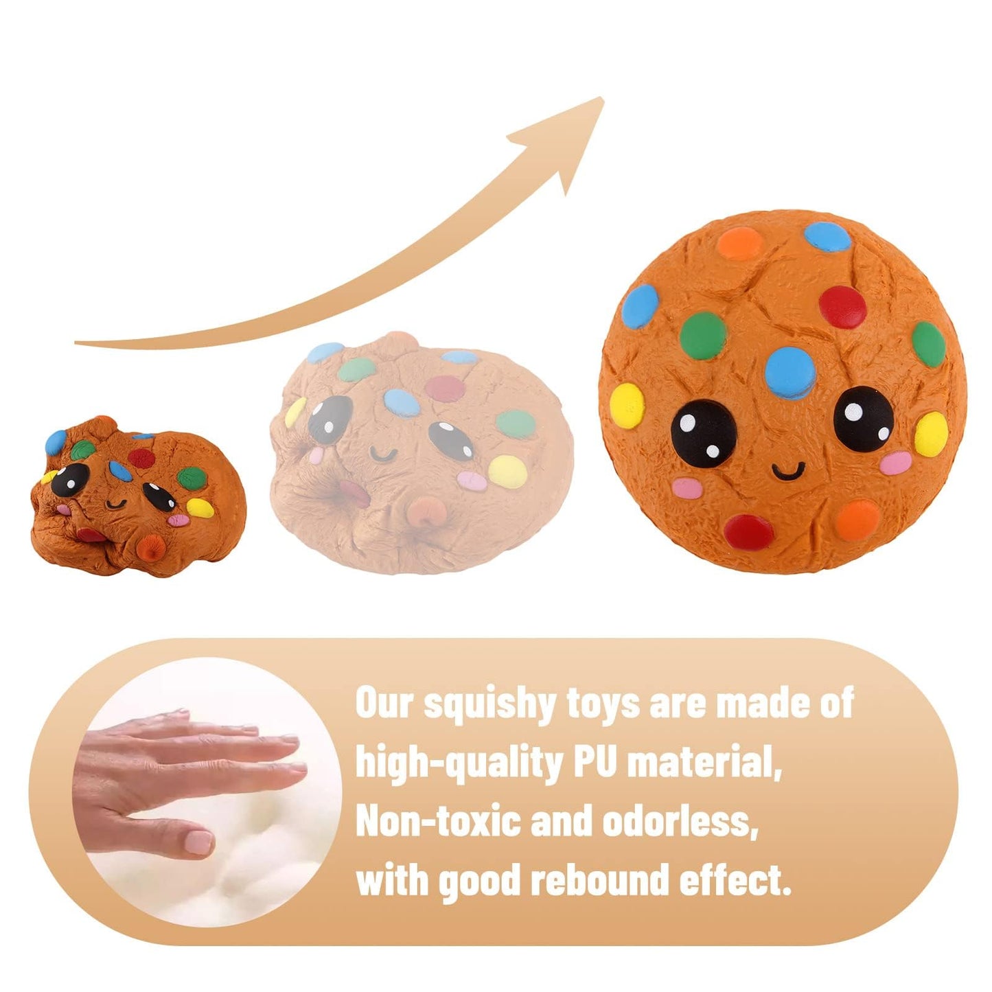 Anboor Kawaii Squishies – Slow Rising Scented Foam Toys for Stress Relief & Fidget Play