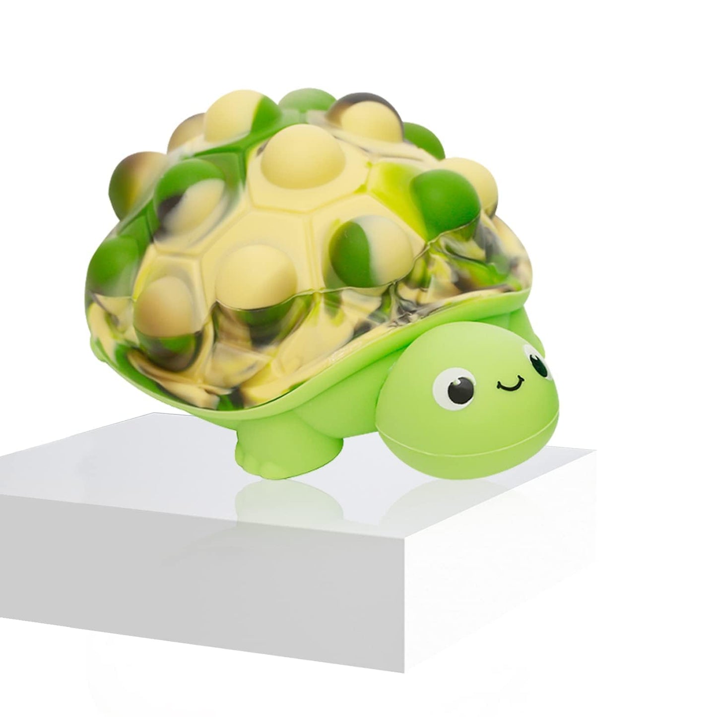 Anboor Pop Fidget Turtle — 3D Silicone Push Bubbles Sensory Toy