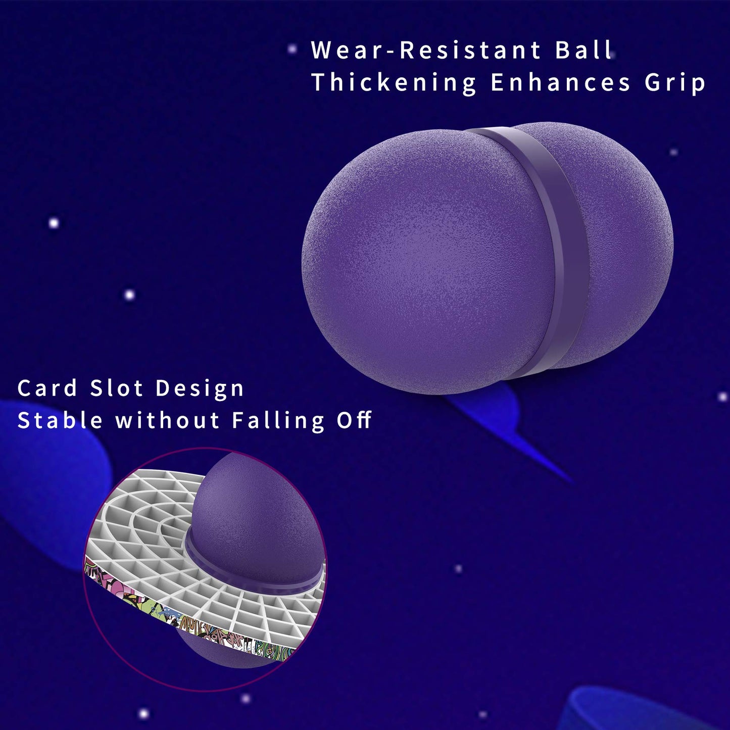 Anby Pogo Ball for Kids & Adults | Balance, Bounce & Fun Indoor Outdoor Toy (Purple)