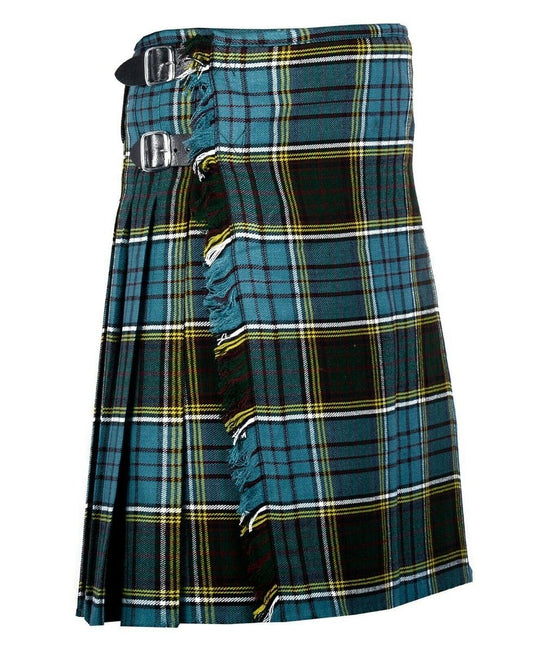 Anderson Tartan 8 Yard Handmade Traditional Heavy Weight Kilt 24" Drop