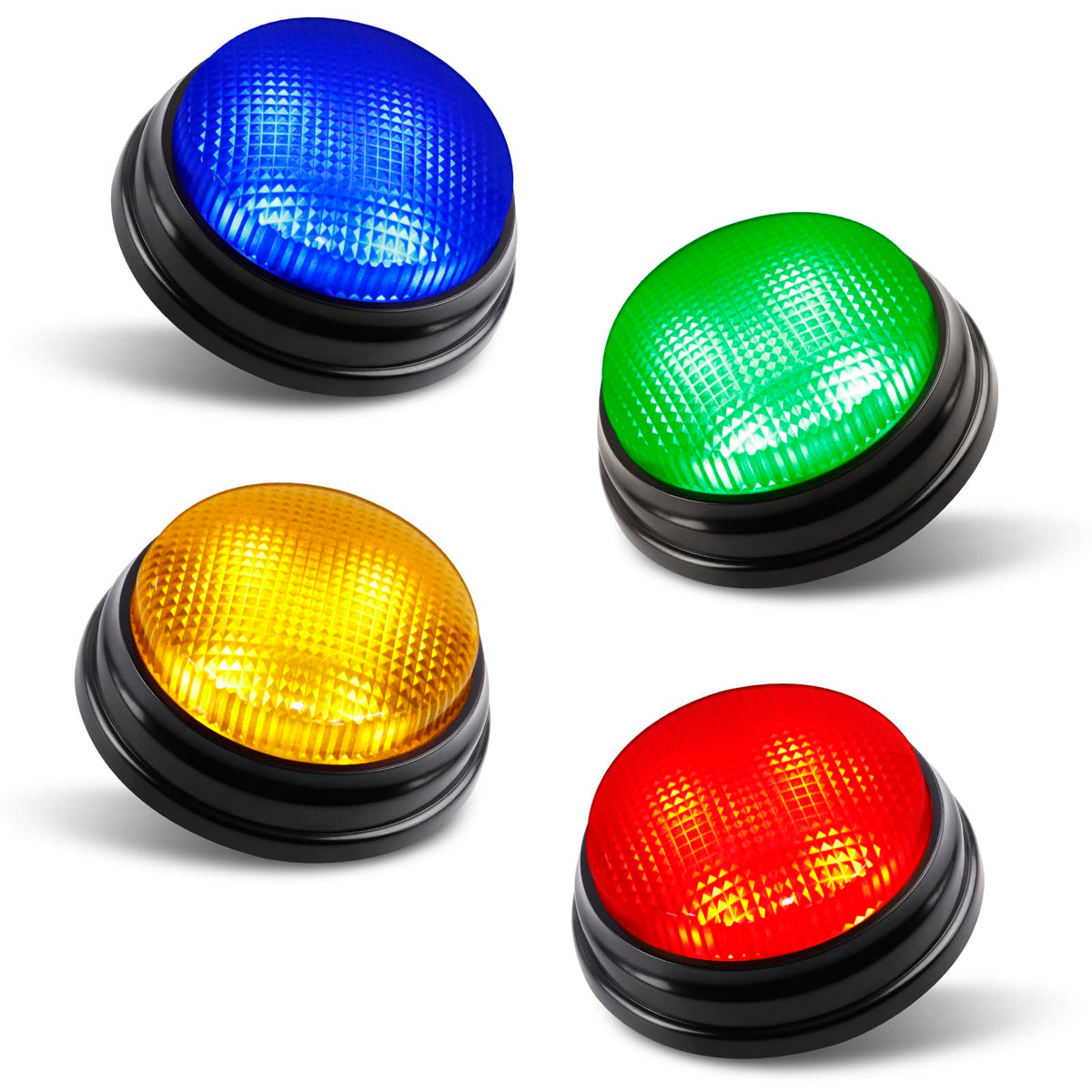 AndiluluBear Buzzers for Trivia Games – Lights, Sounds & Classroom & Family Fun