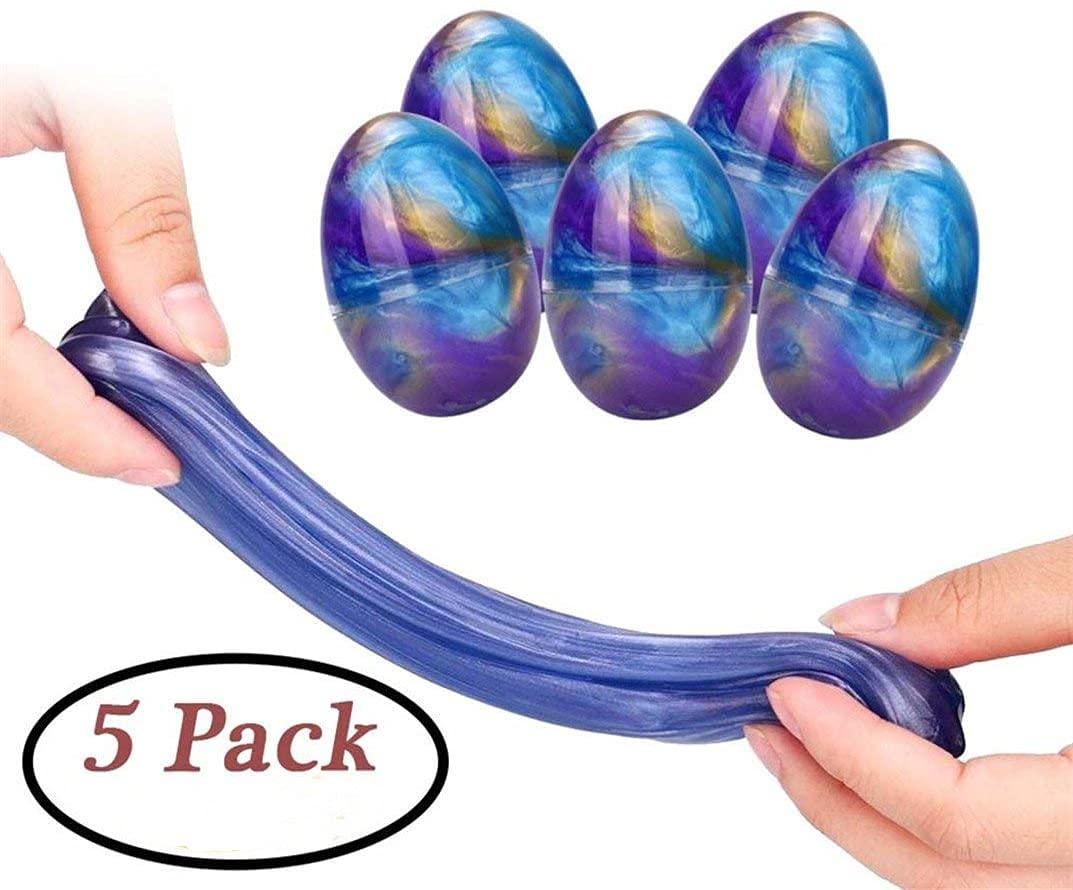 Anditoy 5 Pack Slime Eggs – Colorful DIY Slime Toys for Kids