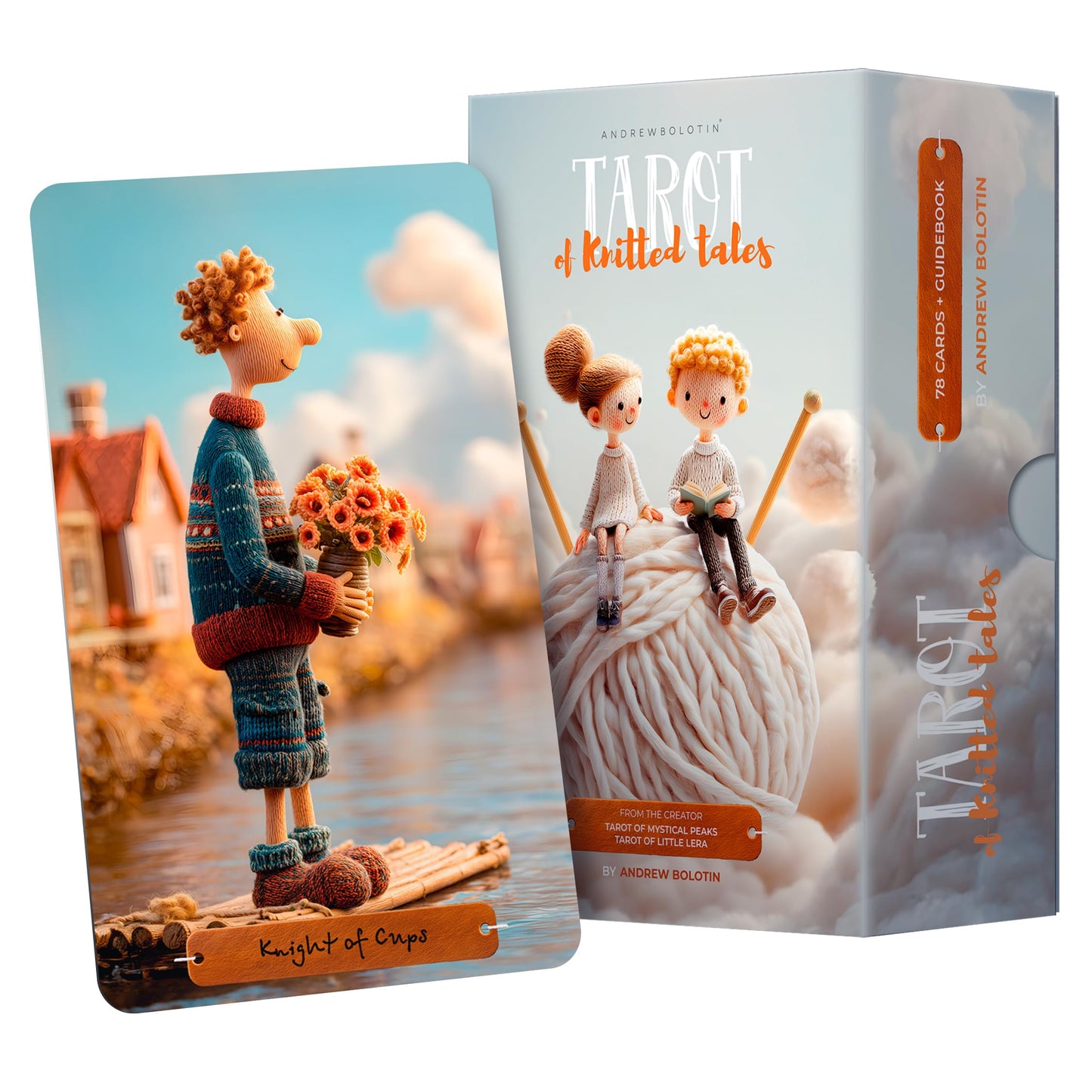 ANDREWBOLOTIN Tarot of Knitted Tales: 78-Card Tarot Deck for Divination and Self-Discovery