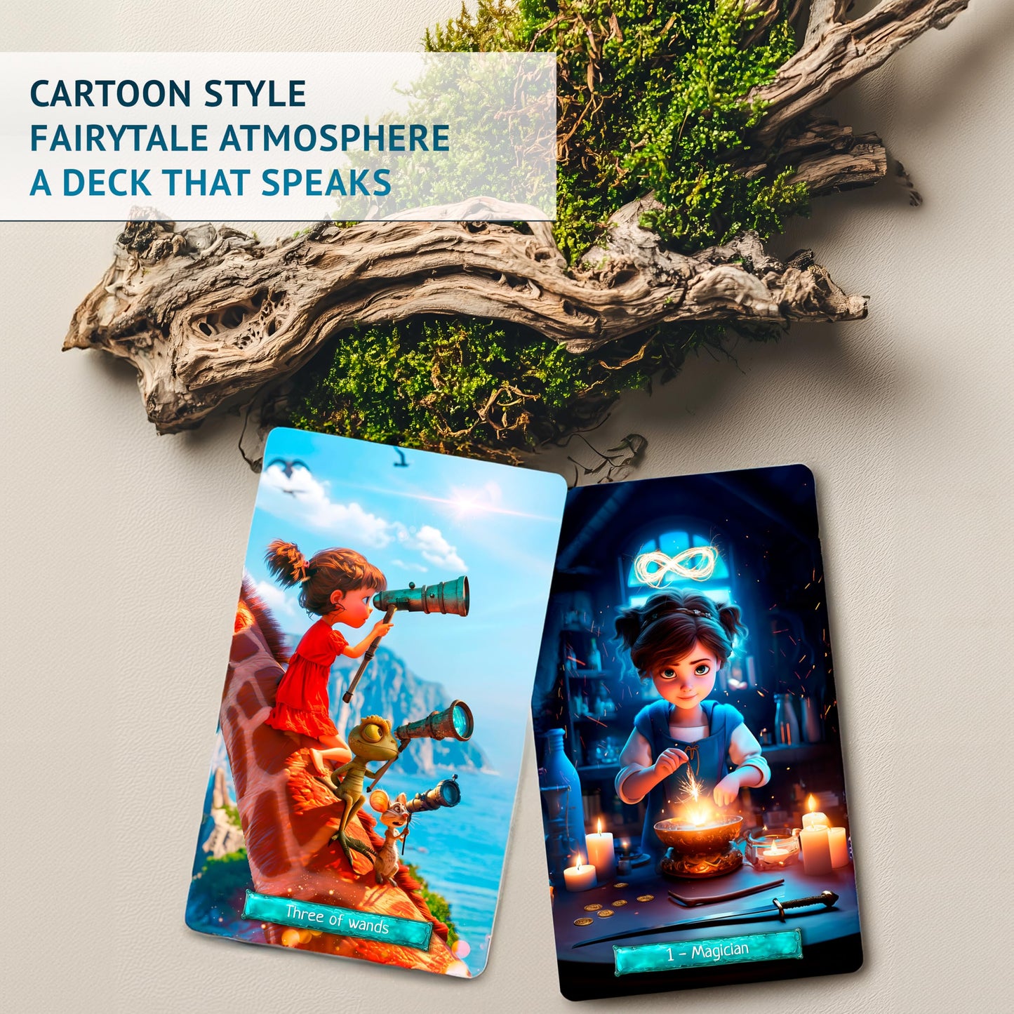 ANDREWBOLOTIN Tarot of Little Lera – Pretty Tarot Cards for Beginners & Experts | Gift Deck & Guide Book